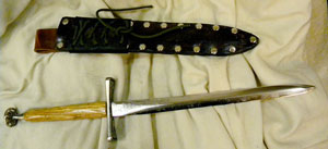 Flower Pommel Dagger