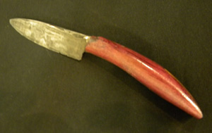 Drop Point Knife, Rosewood Handle